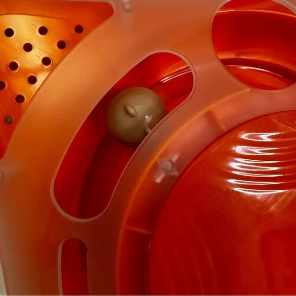 M-Pets Orbit Interactive Cat Toy Orange Auto Shutoff Battery Operated NWOT - Picture 3 of 7